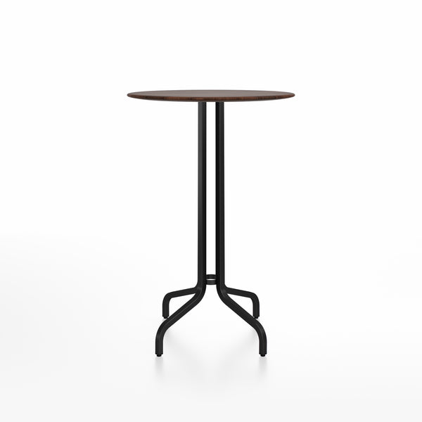 emeco 1 Inch® bar table round by Jasper Morrison