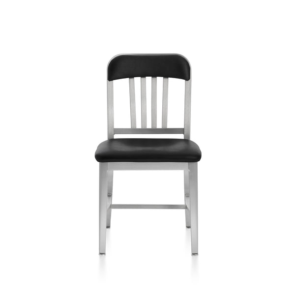 Emeco 1022 Navy Classic Semi-upholstered Chair