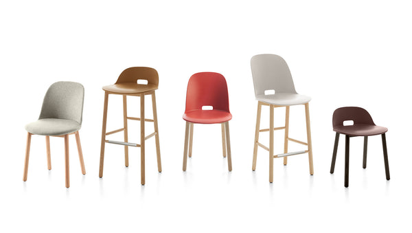 Emeco Alfi® Stool High Back By Jasper Morrison