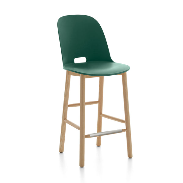 emeco Alfi® stool high back by Jasper Morrison