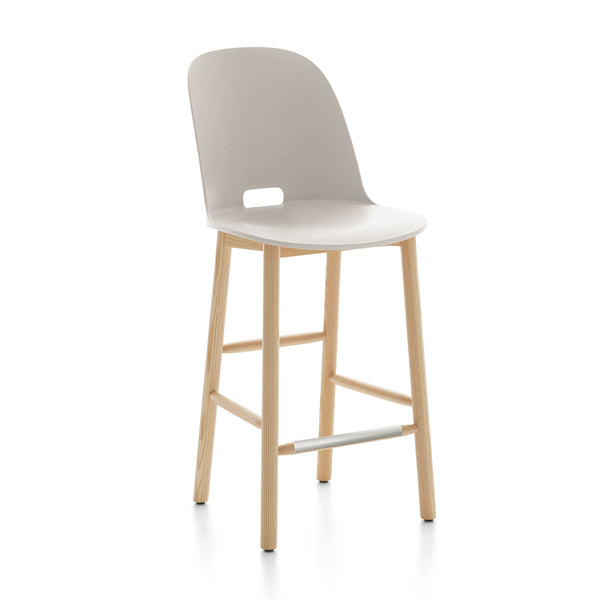 Emeco Alfi® Stool High Back By Jasper Morrison