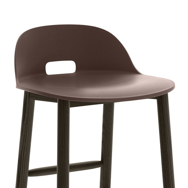 Emeco Alfi® Stool Low Back By Jasper Morrison