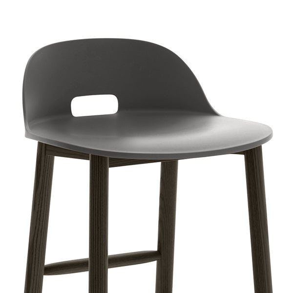 Emeco Alfi® Stool Low Back By Jasper Morrison