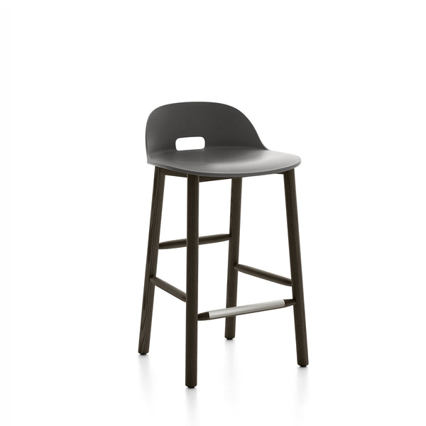 emeco Alfi® stool low back by Jasper Morrison
