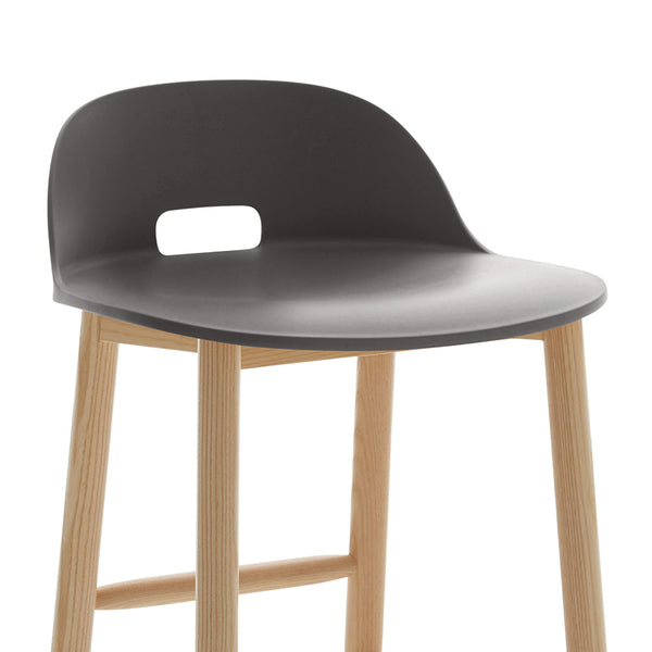 Emeco Alfi® Stool Low Back By Jasper Morrison