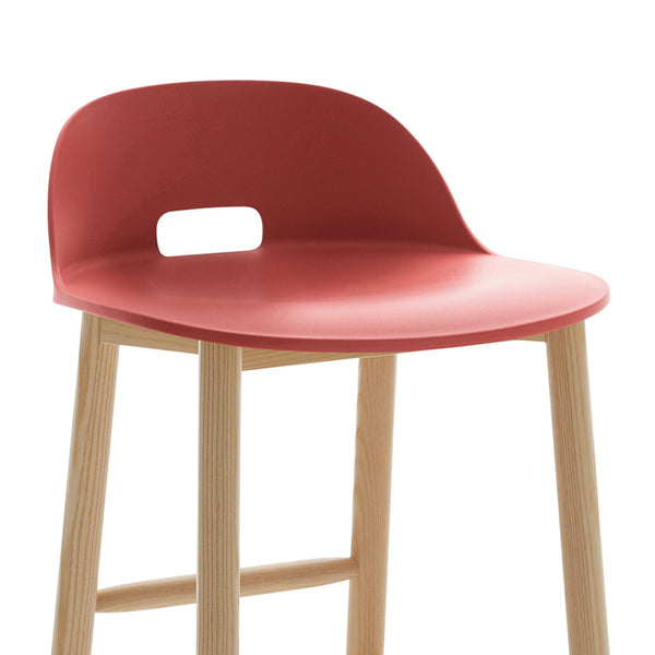 Emeco Alfi® Stool Low Back By Jasper Morrison