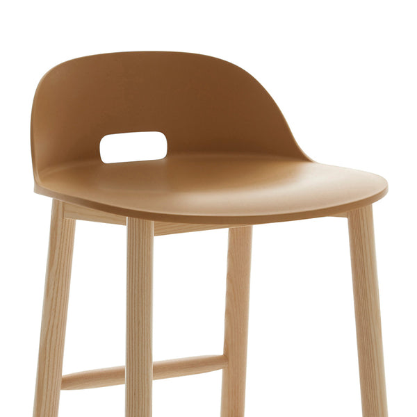 Emeco Alfi® Stool Low Back By Jasper Morrison