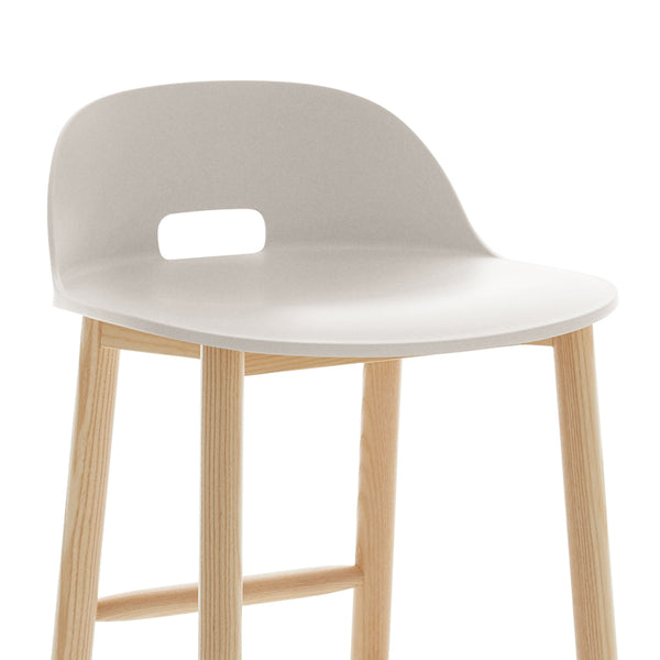 Emeco Alfi® Stool Low Back By Jasper Morrison