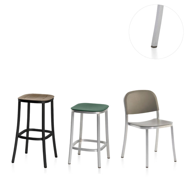 Emeco Glides For 1 Inch Aluminum Frame (set Of 4)