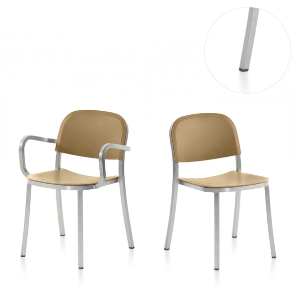 emeco Glides for 1 Inch aluminum frame (set of 4)