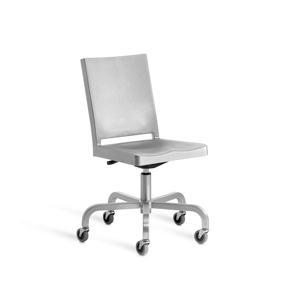 emeco Hudson swivel chair by Philippe Starck