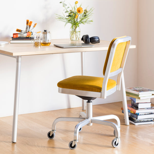 Emeco Navy Officer Swivel Chair By Jasper Morrison