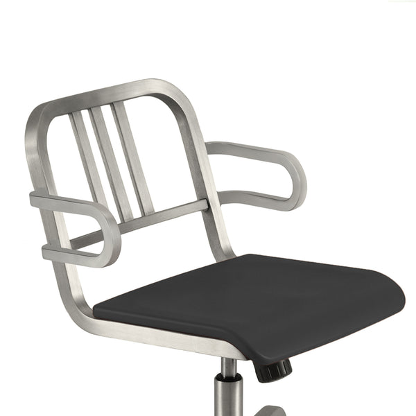 Emeco Nine-0 Swivel Armchair By Ettore Sottsass