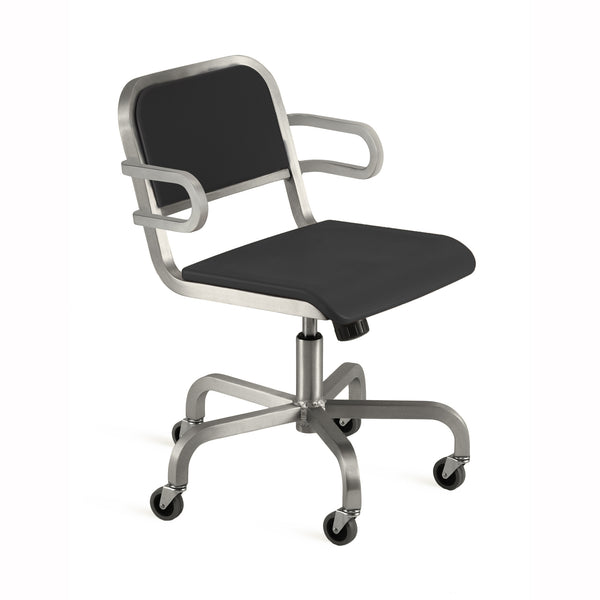 emeco Nine-0 swivel armchair by Ettore Sottsass