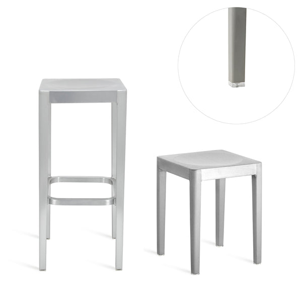 Emeco Glides For Emeco Stool By Philippe Starck (set Of 4)