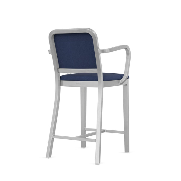 Emeco Navy Officer Stool With Arms By Jasper Morrison