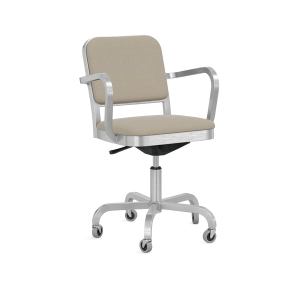 emeco Navy Officer swivel armchair by Jasper Morrison