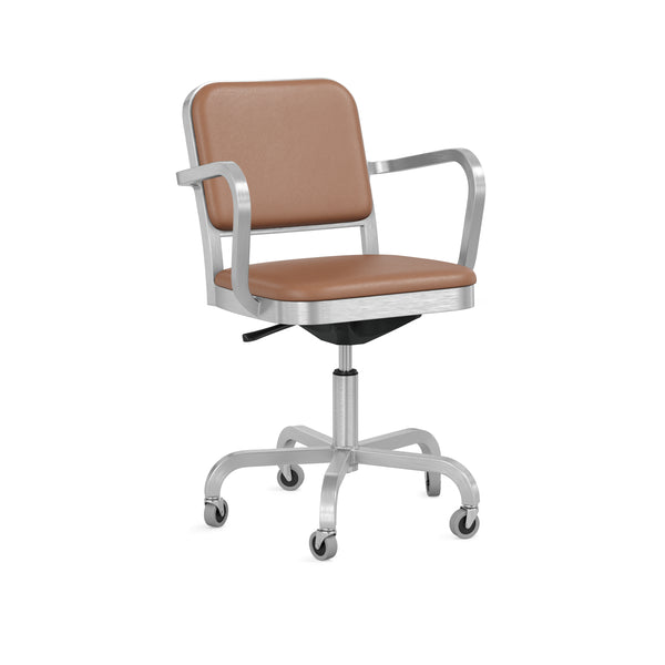 emeco Navy Officer swivel armchair by Jasper Morrison