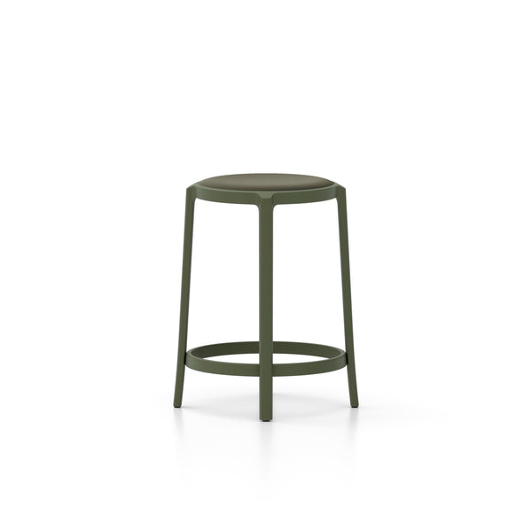 emeco On & On stool upholstered by Edward Barber and Jay Osgerby