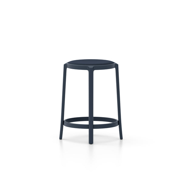 emeco On & On stool upholstered by Edward Barber and Jay Osgerby