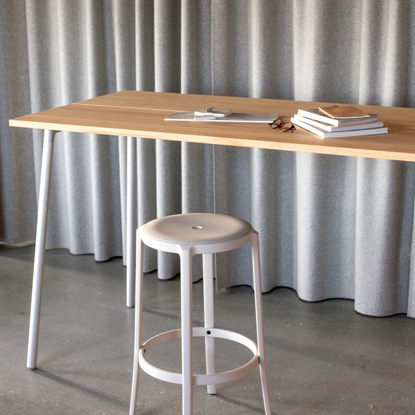 Emeco Run High Table Wood By Sam Hecht And Kim Colin