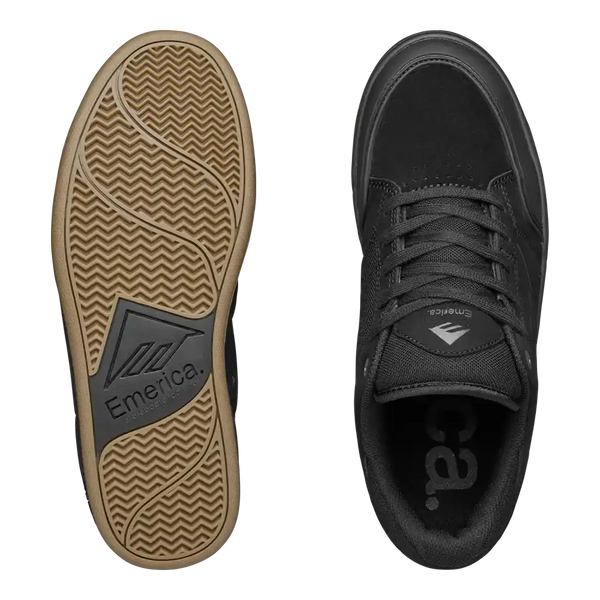 Emerica Heritic Low-Top Shoe BLACK/BLACK