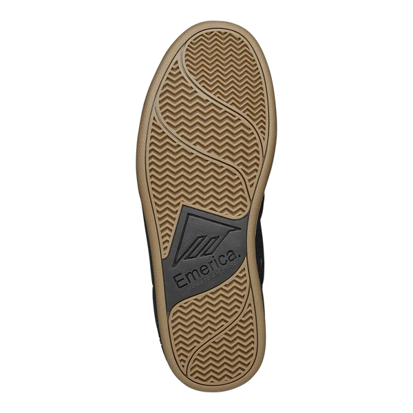 Emerica Heritic Low-Top Shoe BLACK/BLACK/GUM
