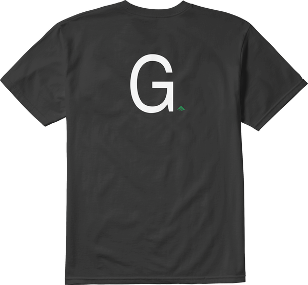 emerica HOBAN G TEE S/S Basic T-Shirt BLACK
