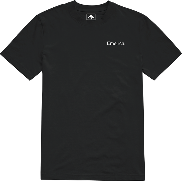Emerica LOCKUP TEE S/S Basic T-Shirt BLACK