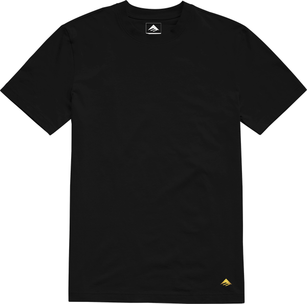emerica MICRO TRIANGLE TEE S/S Basic T-Shirt BLACK