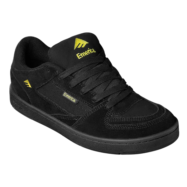 Emerica Mute Low-Top Vulcanized BLACK/YELLOW/BLACK