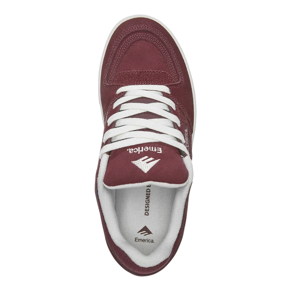 Emerica Mute Low-Top Vulcanized BURGUNDY