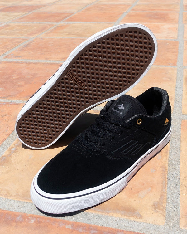 Emerica Low Vulc Low-Top Vulcanized BLACK/GOLD/WHITE