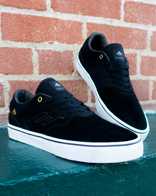 Emerica Low Vulc Low-Top Vulcanized BLACK/GOLD/WHITE