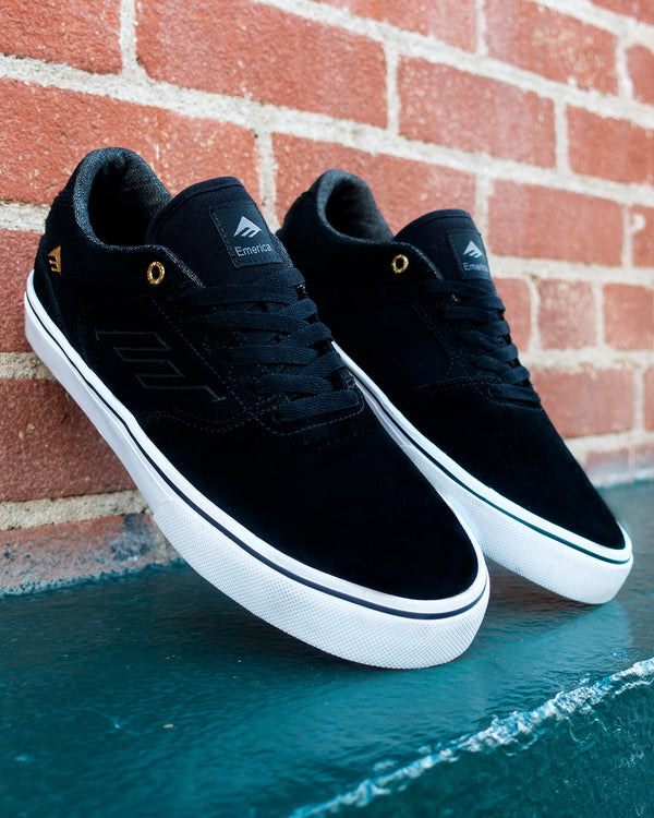 Emerica Low Vulc Low-Top Vulcanized BLACK/GOLD/WHITE