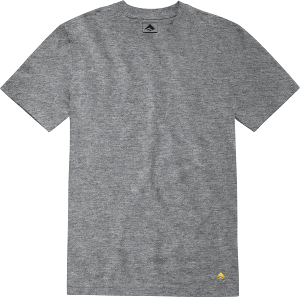 emerica MICRO TRIANGLE TEE S/S Basic T-Shirt CHARCOAL/HEATHER