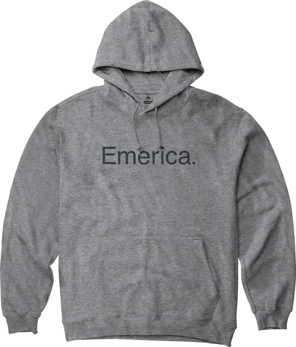 emerica PURE LOGO PULLOVER Screen PULLOVERed Fleece GREY/NAVY