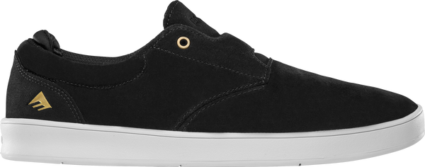 emerica Romero Skater Low-Top Shoe BLACK/WHITE/GOLD