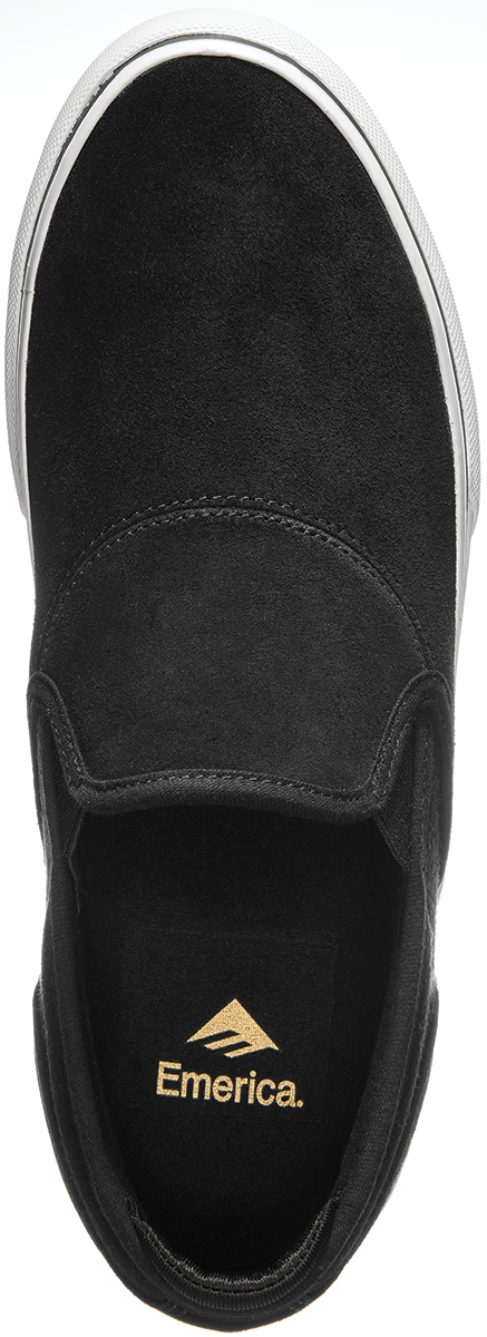 Emerica Wino G6 Slip-On Low-Top Vulcanized BLACK/WHITE/GOLD