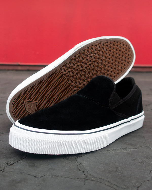 Emerica Wino G6 Slip-On Low-Top Vulcanized BLACK/WHITE/GOLD