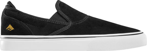 emerica Wino G6 Slip-On Low-Top Vulcanized BLACK/WHITE/GOLD