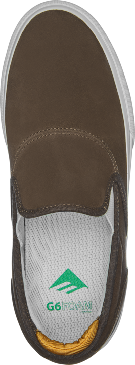 Emerica Wino G6 Slip-On Low-Top Vulcanized BROWN/TAN