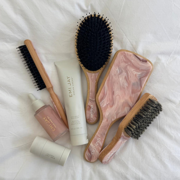 Emi Jay Works Well With Bamboo Paddle Brush