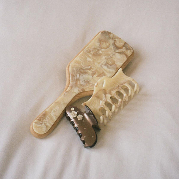 Emi Jay Works Well With Bamboo Paddle Brush