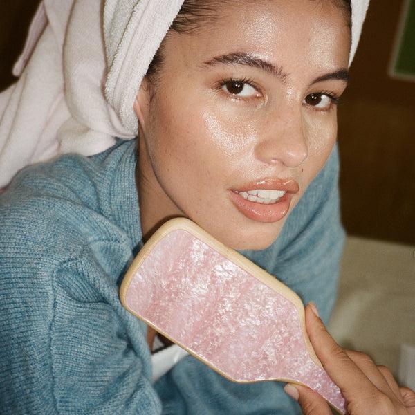 Emi Jay Works Well With Bamboo Paddle Brush