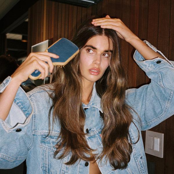 Emi Jay Works Well With Bamboo Paddle Brush