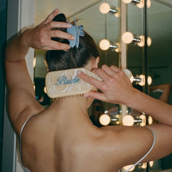 Emi Jay Works Well With Bamboo Paddle Brush