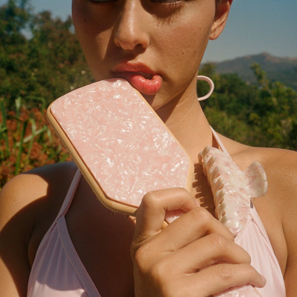 Emi Jay Works Well With Bamboo Paddle Brush