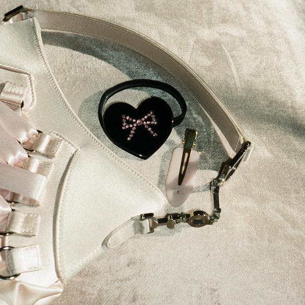 Emi Jay Works Well With Heart Hair Tie