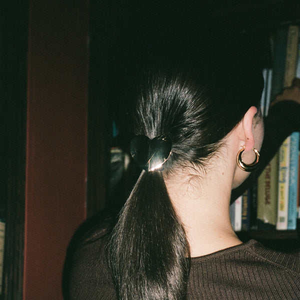 Emi Jay Works Well With Heart Hair Tie